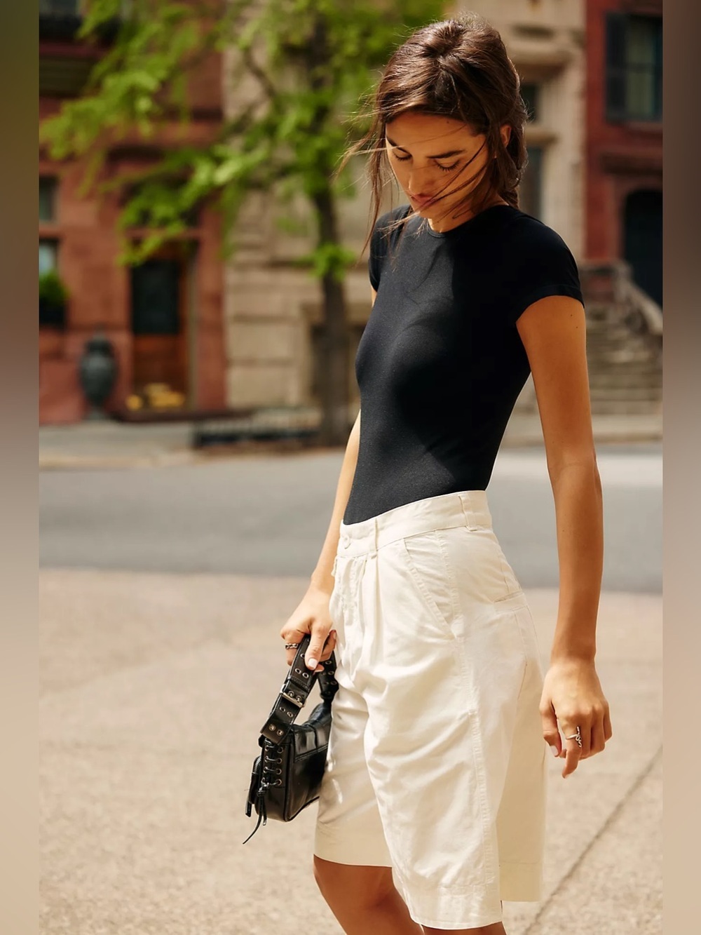 FREE PEOPLE | ✨NEW✨ Clean Lines Tee Bodysuit in Black
